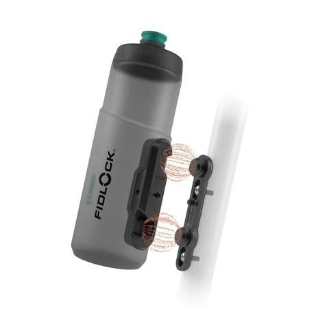 FIDLOCK TWIST antibacterial water bottle 600 ml with bike base